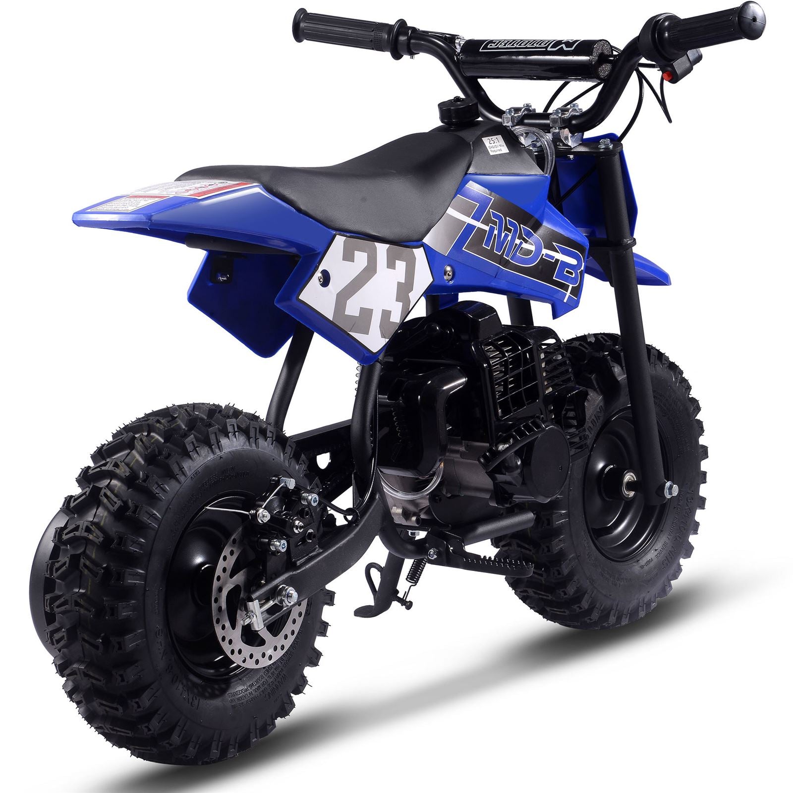 MotoTec USA Big Supermoto 50cc 2-Stroke Kids Dirt Bike - Blue MT-DB-02-Big_Blue_1534983