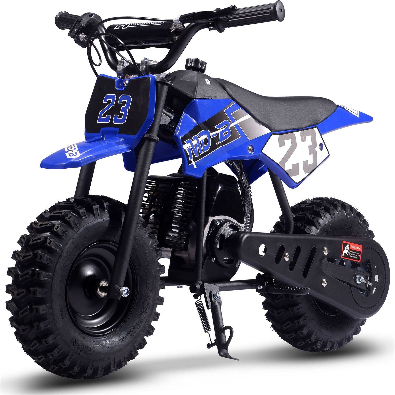 MotoTec USA Big Supermoto 50cc 2-Stroke Kids Dirt Bike - Blue MT-DB-02-Big_Blue_1534982