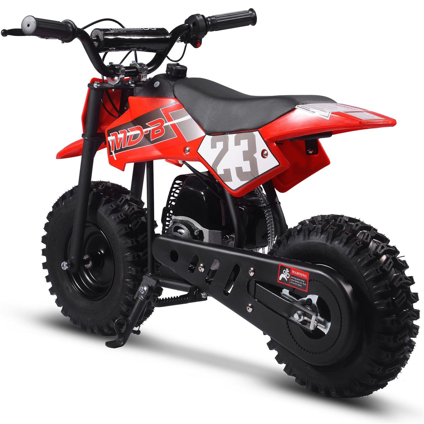 MotoTec USA Big Supermoto 50cc 2-Stroke Kids Dirt Bike - Red MT-DB-02-Big_Red_1534997