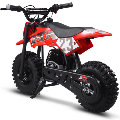 MotoTec USA Big Supermoto 50cc 2-Stroke Kids Dirt Bike - Red MT-DB-02-Big_Red_1534997