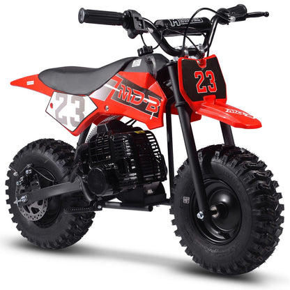 MotoTec USA Big Supermoto 50cc 2-Stroke Kids Dirt Bike - Red MT-DB-02-Big_Red_1534993