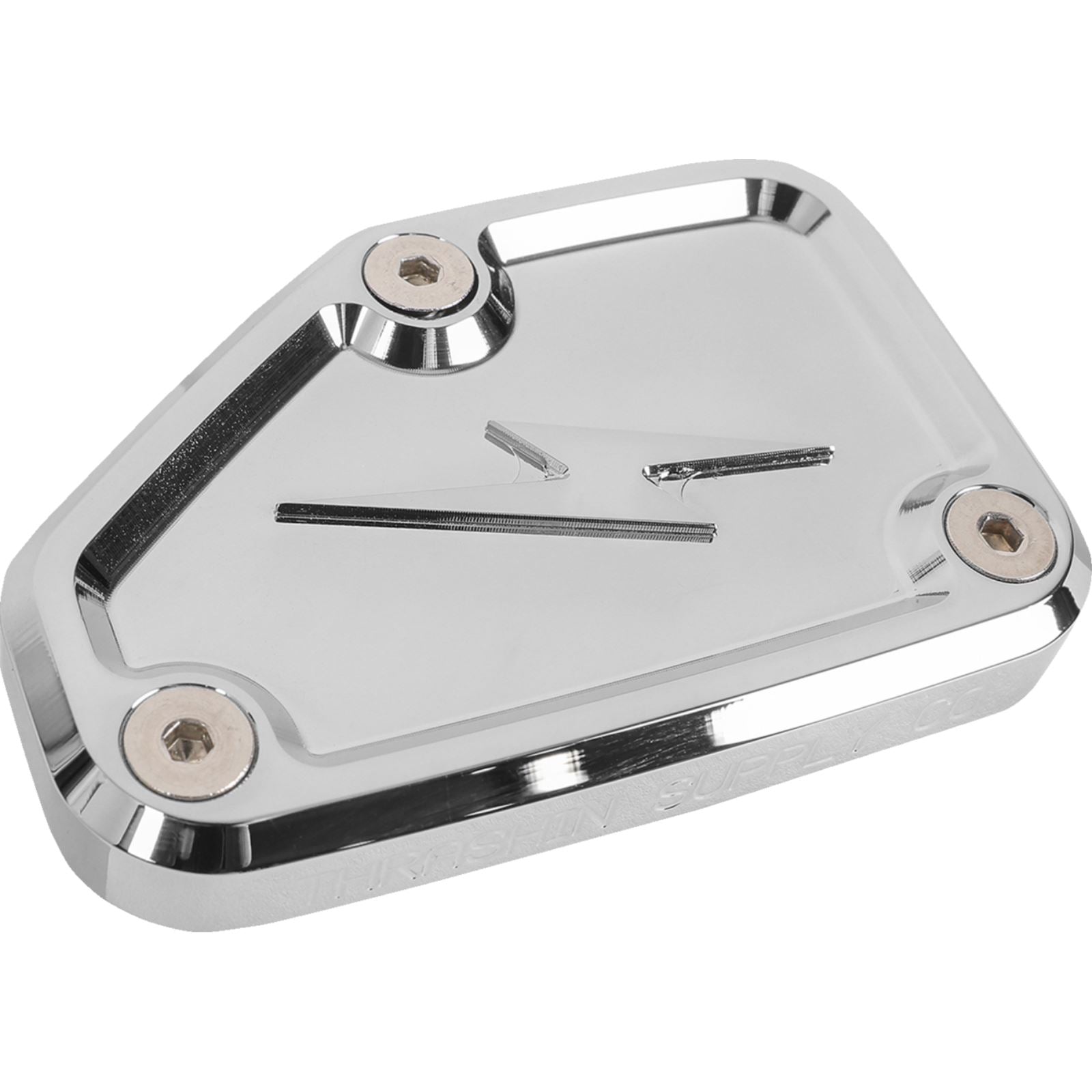 Thrashin Supply Company Master Cylinder Cover - Brake - Front - Chrome [MPN: TSC-3178-3]_1535121