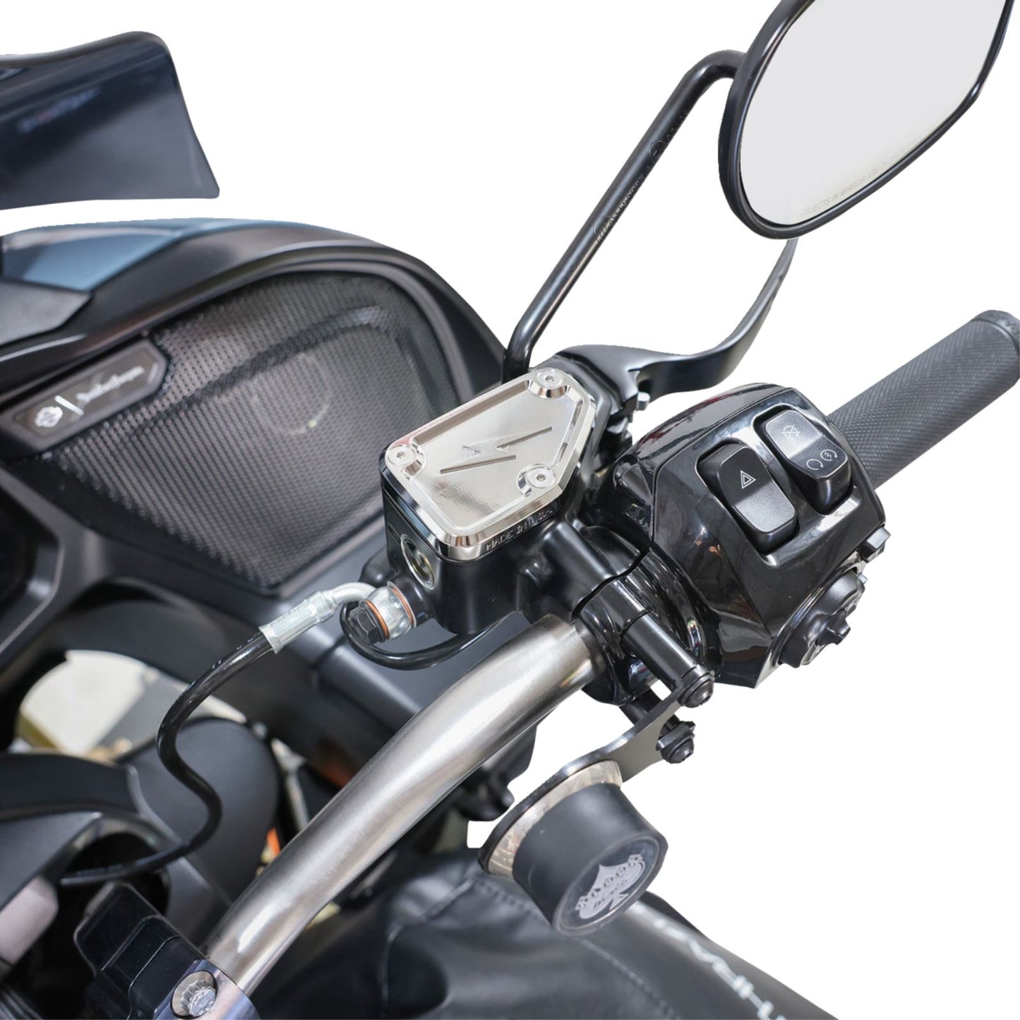 Thrashin Supply Company Master Cylinder Cover - Brake - Front - Chrome [MPN: TSC-3178-3]_1535122