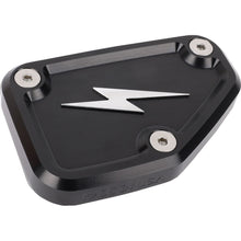 Thrashin Supply Company Master Cylinder Cover - Brake - Front - Black/Twice-Cut [MPN: TSC-3178-4]_1535123