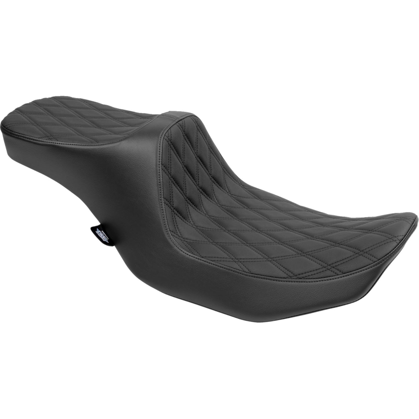 Drag Specialties Predator III Seat Double Diamond/Black Stitching for FLT/FLH '23-'24 0801-1931_1535091