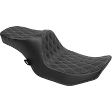 Drag Specialties Predator III Seat Double Diamond/Silver Stitching for FLT/FLH '23-'24 0801-1932_1535093