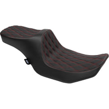 Drag Specialties Predator III Seat Double Diamond/Red Stitching for FLT/FLH '23-'24 0801-1933_1535095