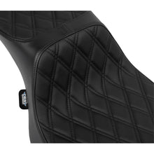 Drag Specialties Predator III 2-Up Seat - Black Diamond Stitch for FLHX/FLTR '23-'24 0801-1941_1535102