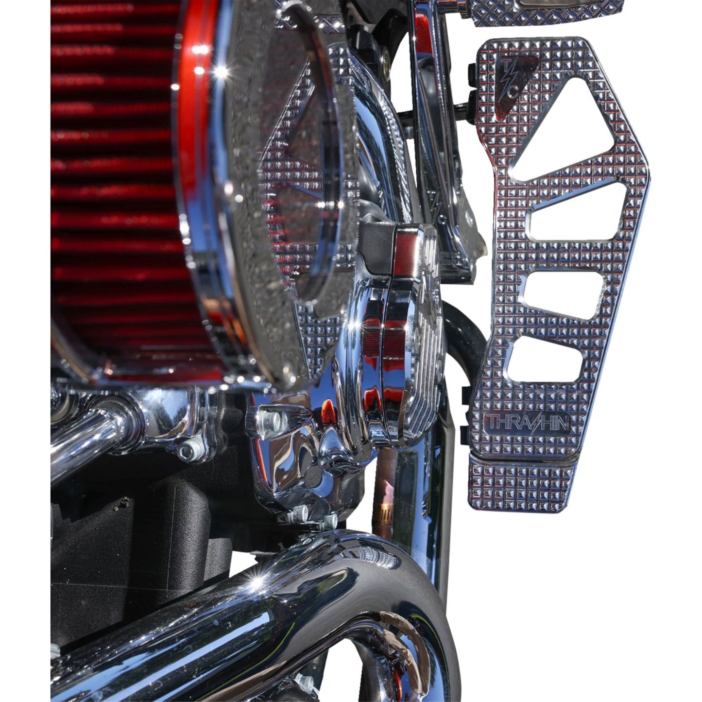 Thrashin Supply Company Cam Cover - Gen 2 - Finned - Chrome - M8 [MPN: TSC-3029-3]_1535142