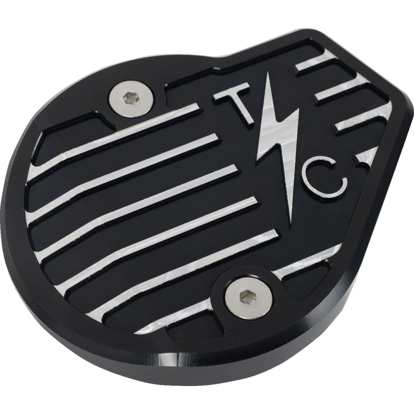 Thrashin Supply Company Cam Cover - Gen 2 - Finned - Twice Cut - Black - M8 [MPN: TSC-3029-4]_1535143