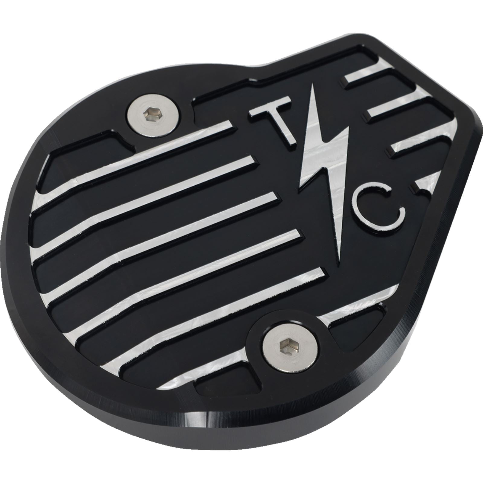 Thrashin Supply Company Cam Cover - Gen 2 - Finned - Twice Cut - Black - M8 [MPN: TSC-3029-4]_1535143