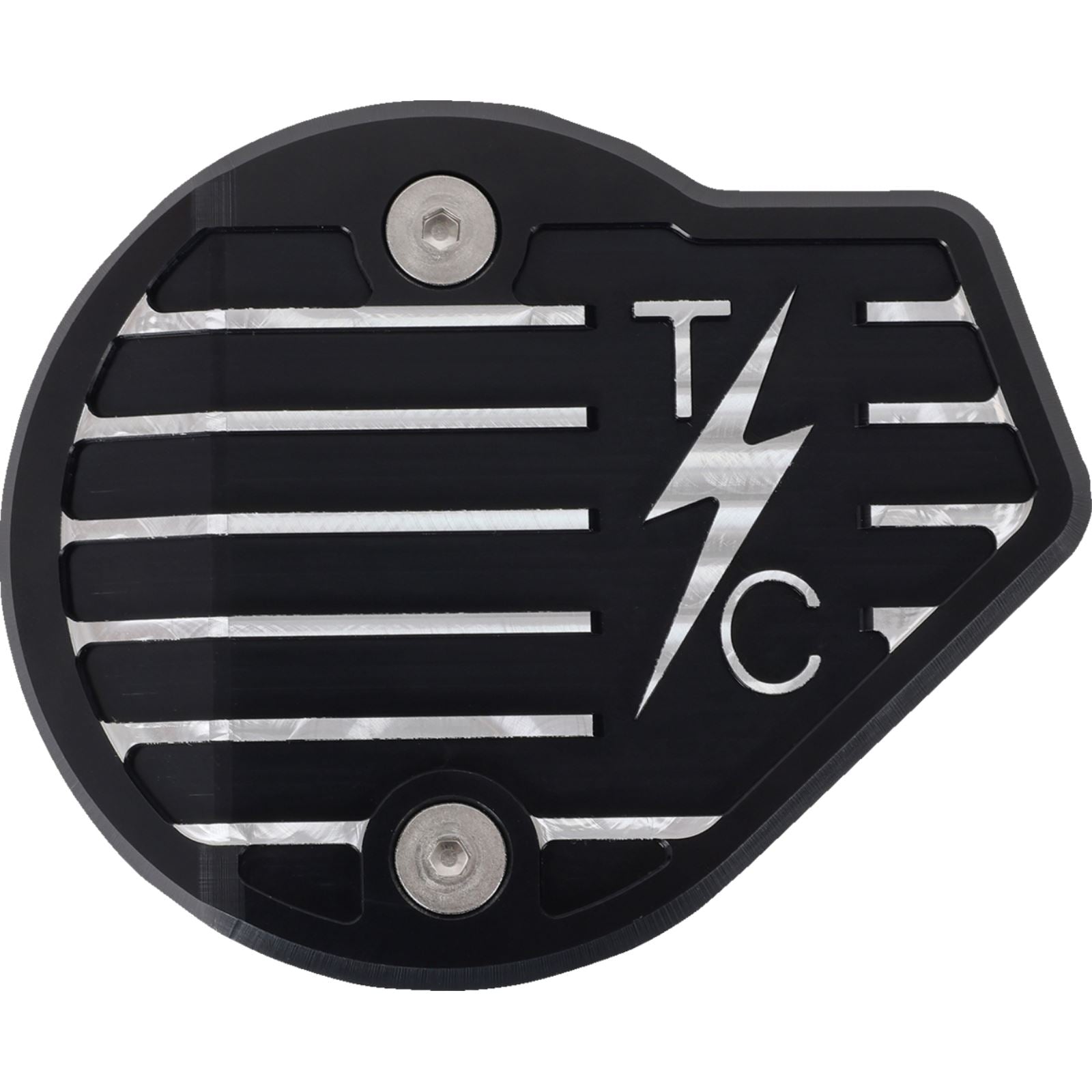 Thrashin Supply Company Cam Cover - Gen 2 - Finned - Twice Cut - Black - M8 [MPN: TSC-3029-4]_1535144