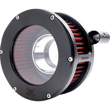 Feuling BA Air Cleaner Kit - Black/Clear with Red Filter for Twin Cam 5444_1535153