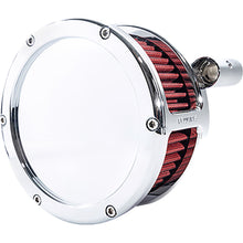 Feuling BA Air Cleaner Kit - Chrome with Red Filter for Twin Cam 5447_1535154