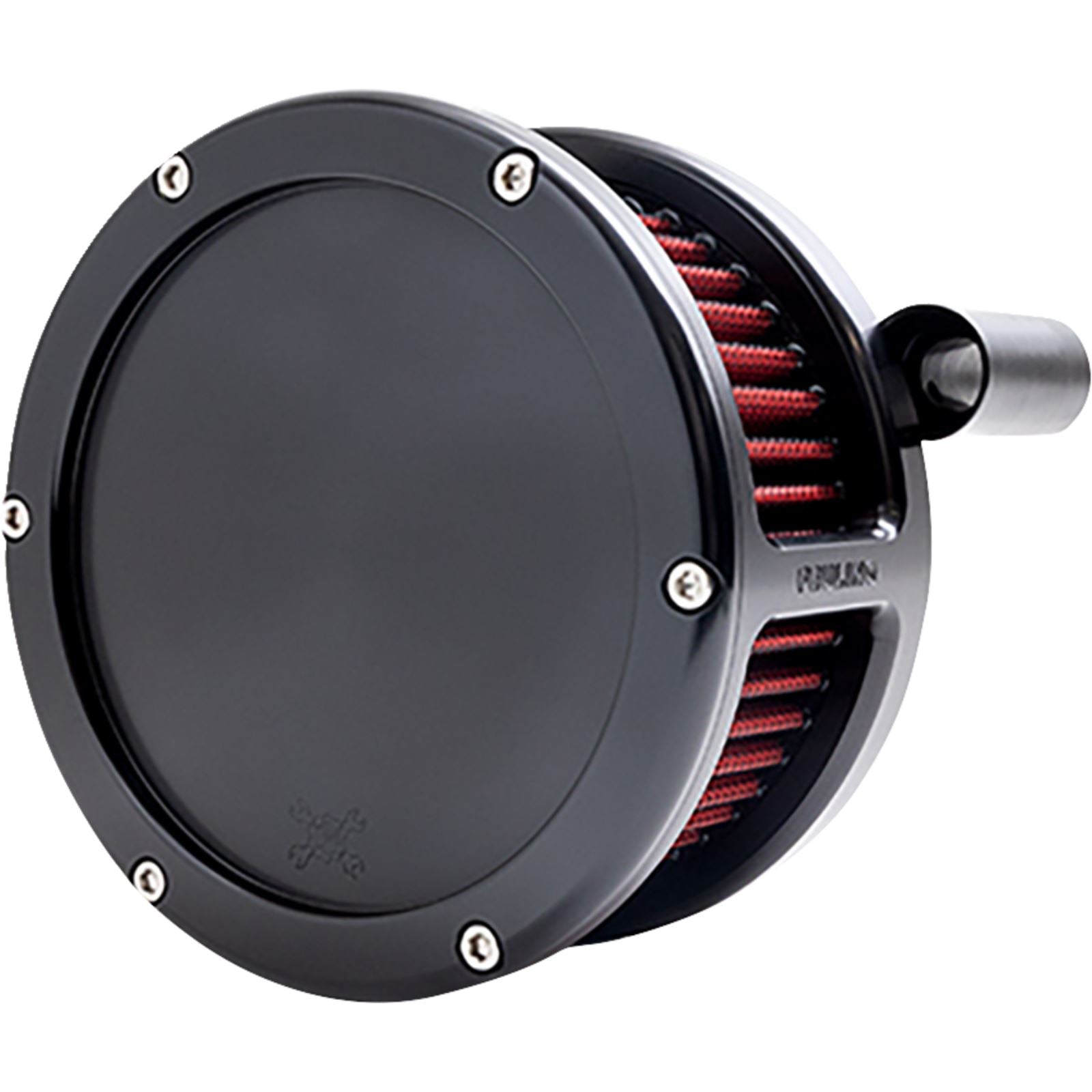 Feuling BA Air Cleaner Kit - Black with Red Filter for '08-'17 Dyna/Softail/Touring 5453_1535156