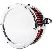 Feuling BA Air Cleaner Kit - Chrome with Red Filter for M8 5477_1535216