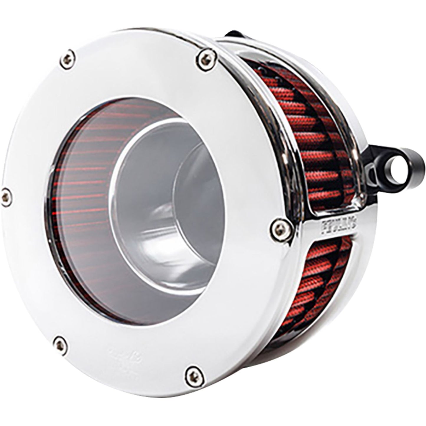 Feuling BA Air Cleaner Kit - Chrome/Clear with Red Filter for M8 [MPN: 5478]_1535217