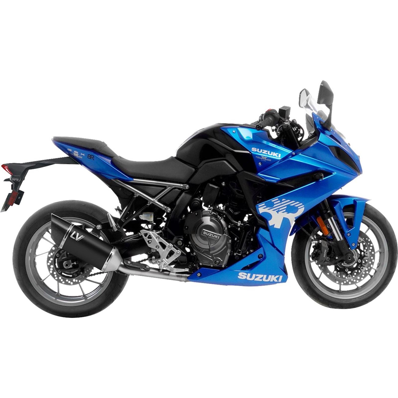 Leovince LV-14 R Exhaust System - 2-into-1 - Black Edition for GSX-8RS [MPN: 15606BU]_1536086