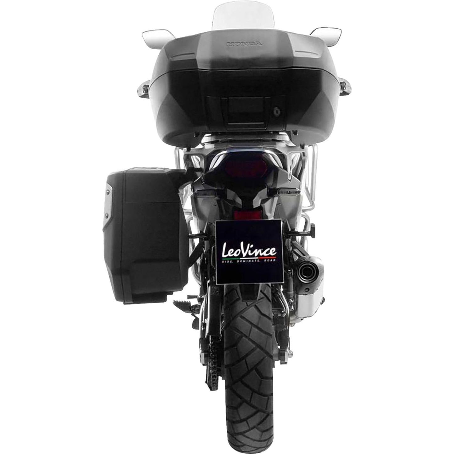 LeoVince LV-14 Slip-On Muffler - Stainless Steel - XL 750 Transalp [MPN: 15601U]_1537275