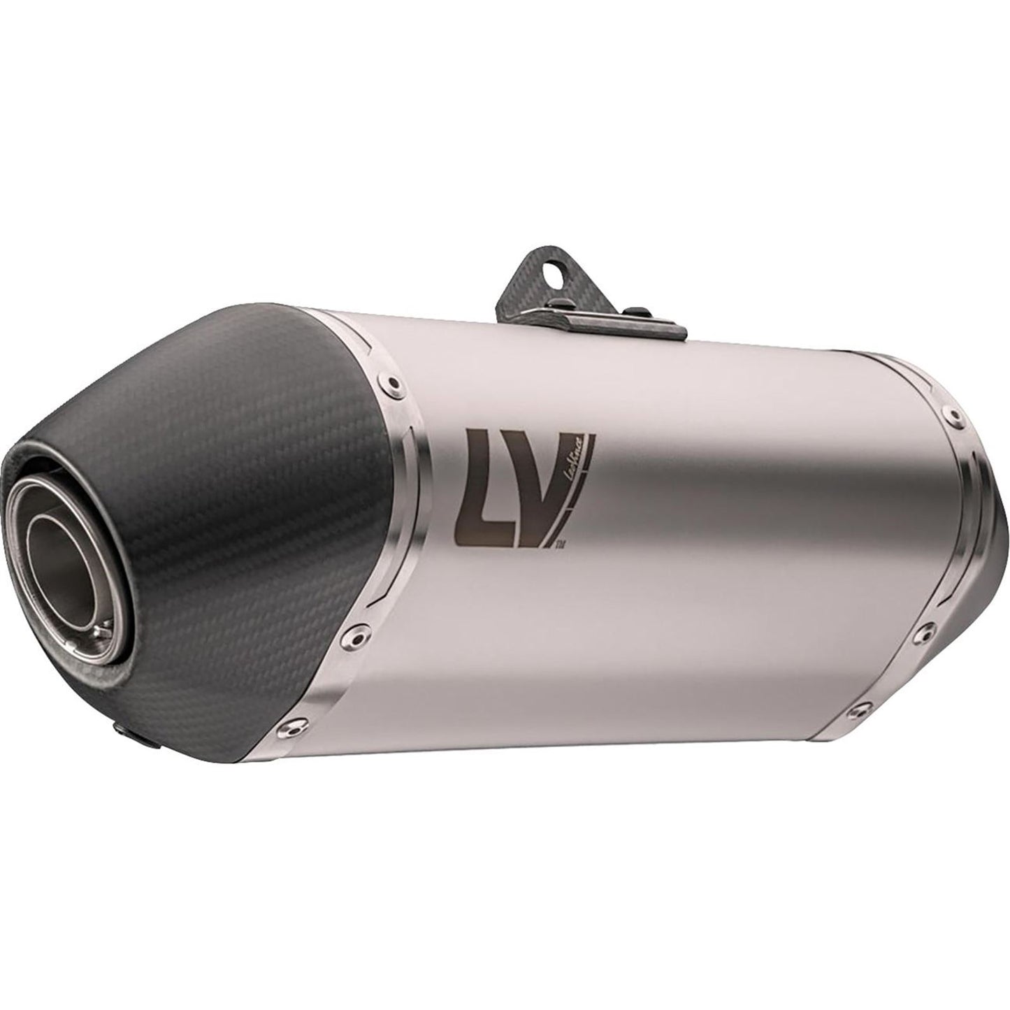 LeoVince LV-14 Slip-On Muffler - Stainless Steel - XL 750 Transalp [MPN: 15601U]_1537276