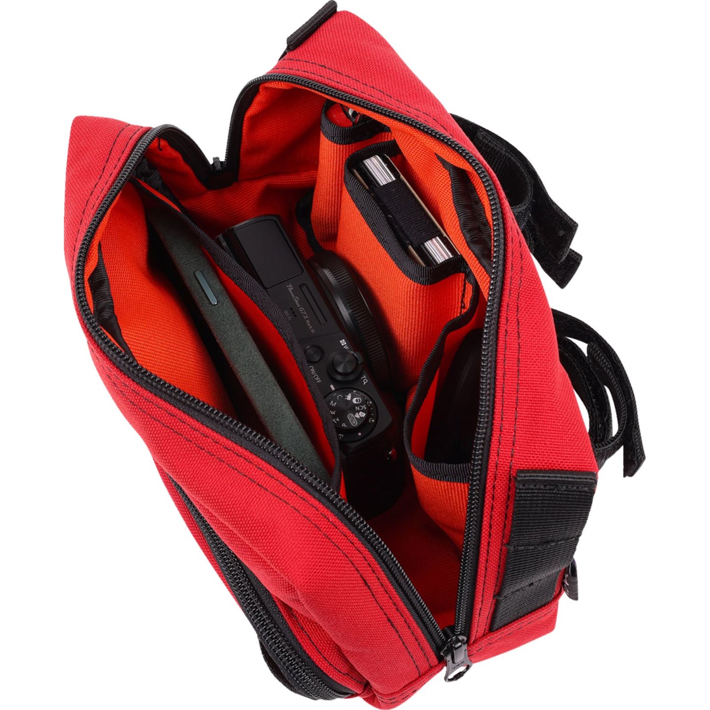 Thrashin Supply Company Handlebar Bag - Red [MPN: THB-0015]_1535357