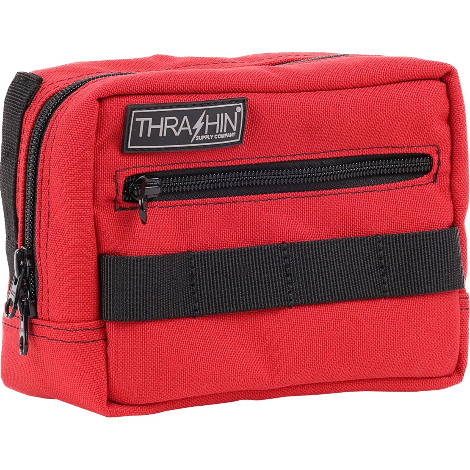 Thrashin Supply Company Handlebar Bag - Red [MPN: THB-0015]_1535358