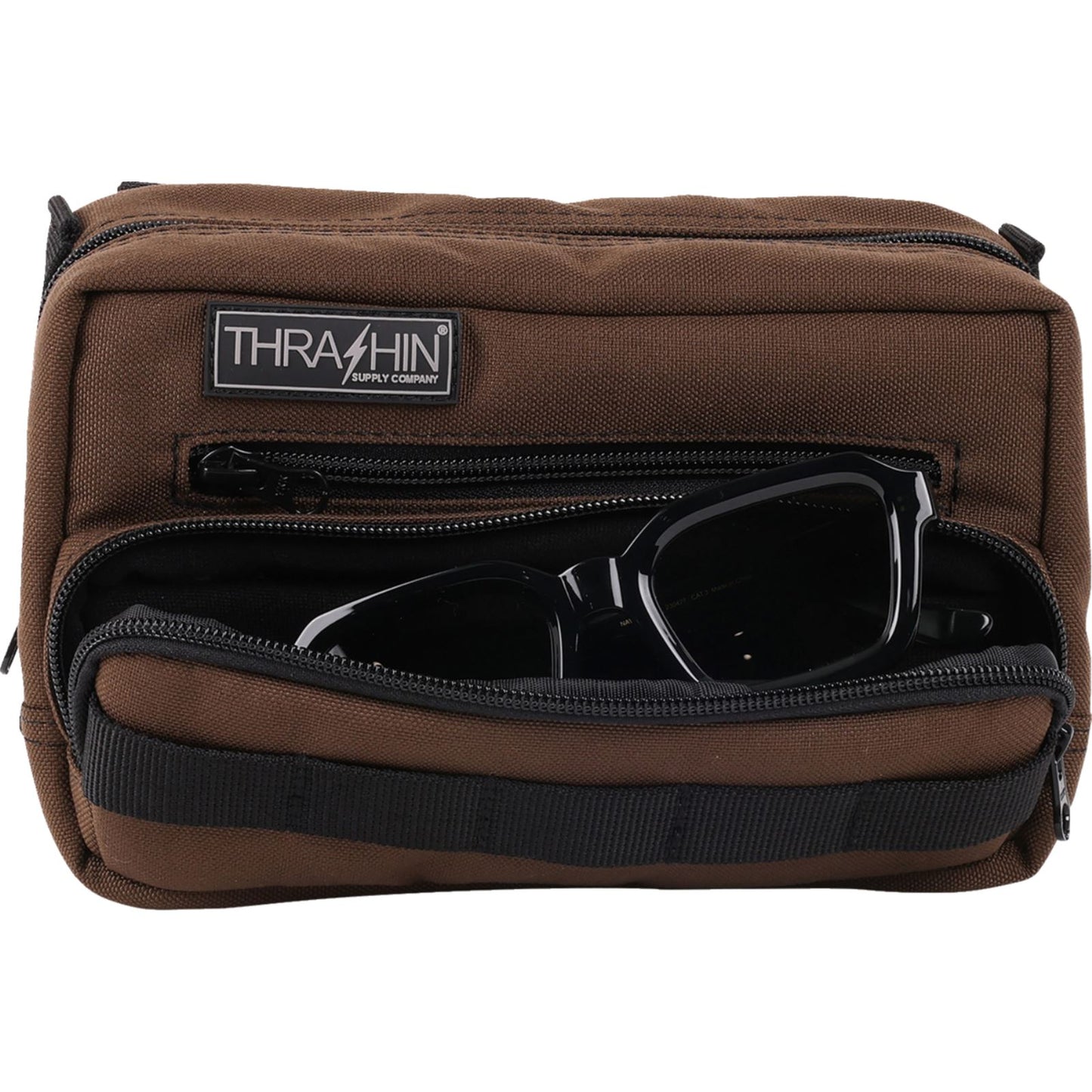 Thrashin Supply Company Handlebar Bag Plus - Brown [MPN: THB-0009]_1535433