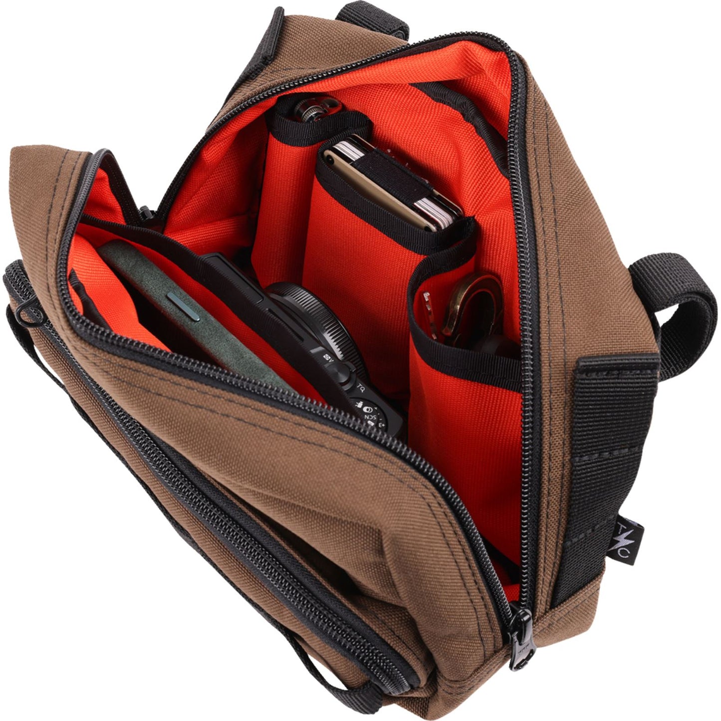 Thrashin Supply Company Handlebar Bag Plus - Brown [MPN: THB-0009]_1535437
