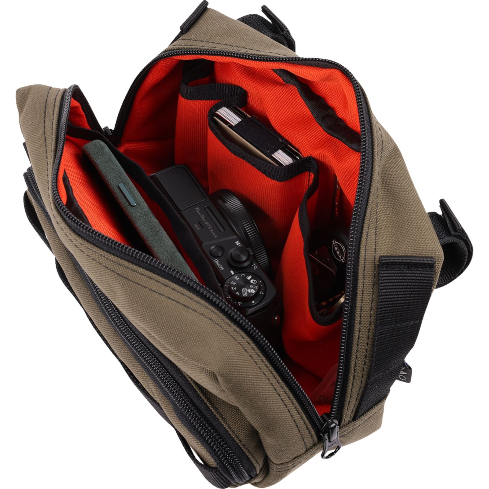 Thrashin Supply Company Handlebar Bag Plus - Green [MPN: THB-0010]_1535414