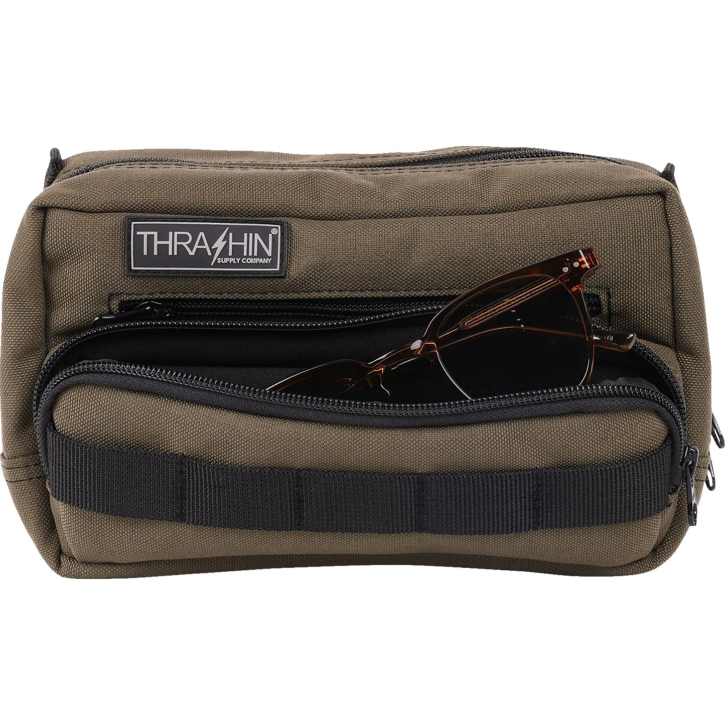 Thrashin Supply Company Handlebar Bag Plus - Green [MPN: THB-0010]_1535391