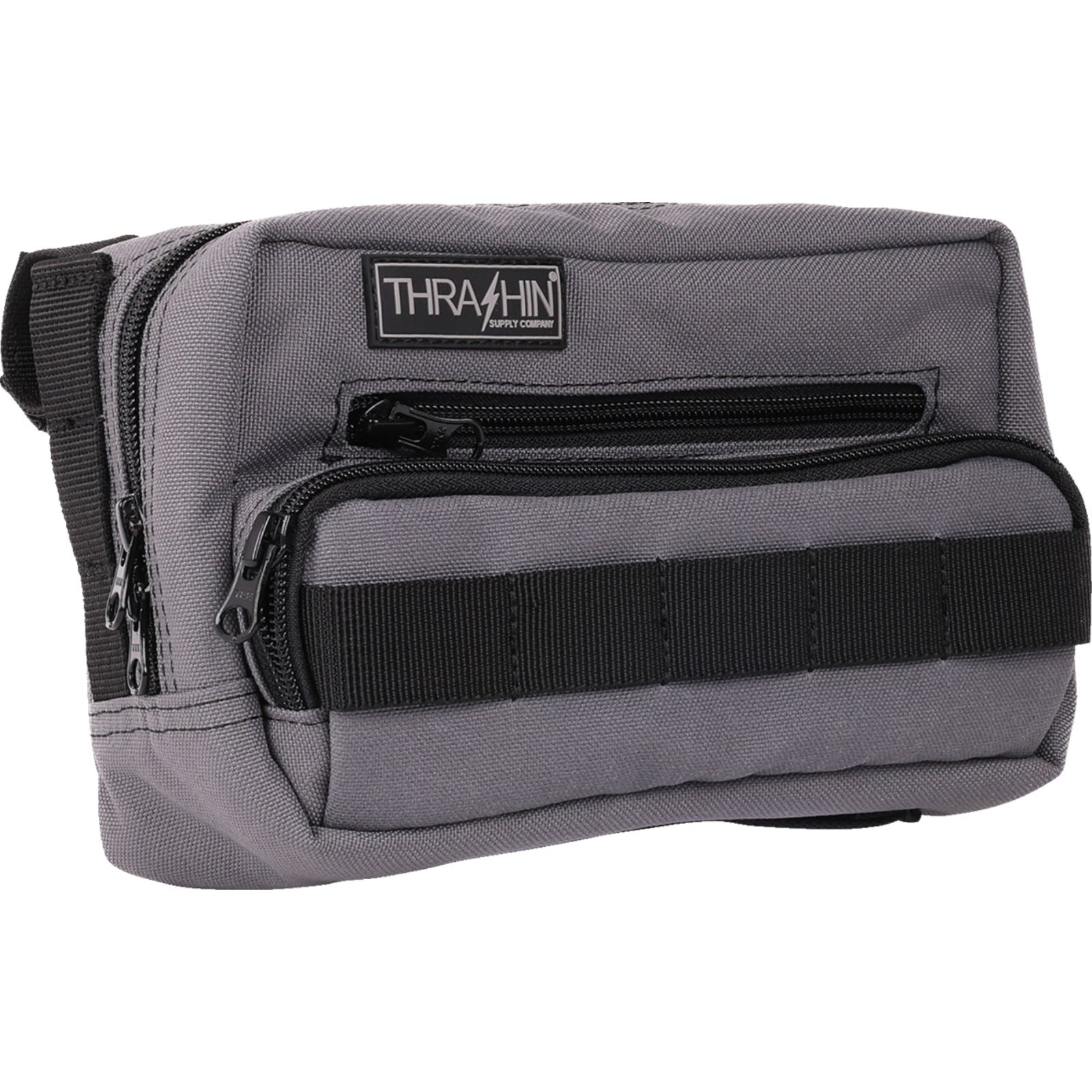 Thrashin Supply Company Handlebar Bag Plus - Gray [MPN: THB-0018]_1535403