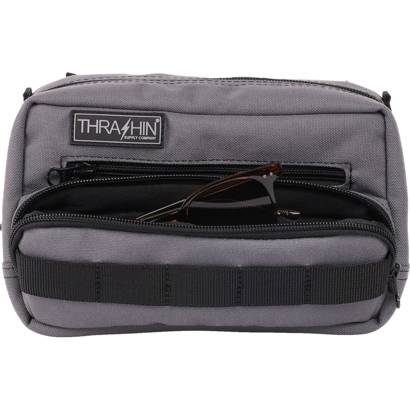 Thrashin Supply Company Handlebar Bag Plus - Gray [MPN: THB-0018]_1535404