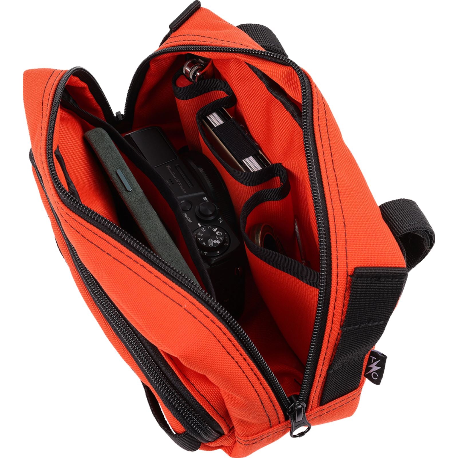 Thrashin Supply Company Handlebar Bag Plus - Orange [MPN: THB-0028]_1535473