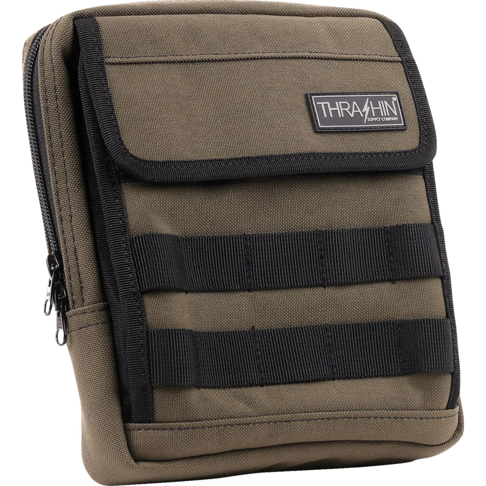 Thrashin Supply Company Handlebar Bag Slim - Green [MPN: THB-0031]_1535484