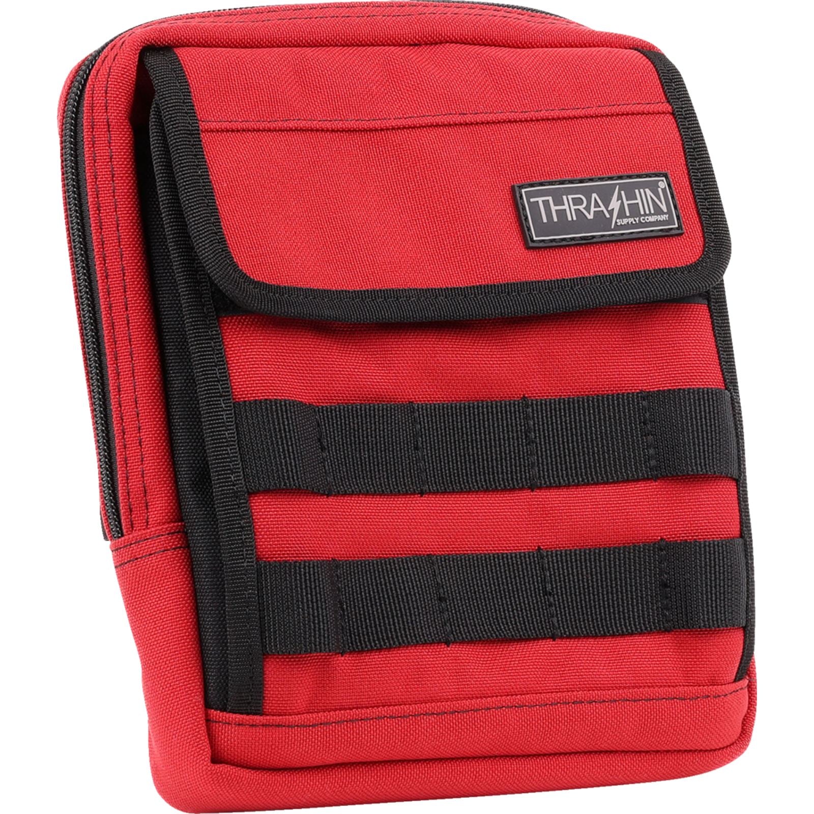 Thrashin Supply Company Handlebar Bag Slim - Red [MPN: THB-0034]_1535465
