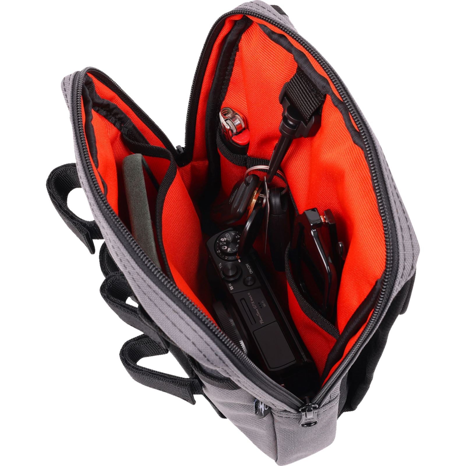 Thrashin Supply Company Handlebar Bag Slim - Gray [MPN: THB-0030]_1535446