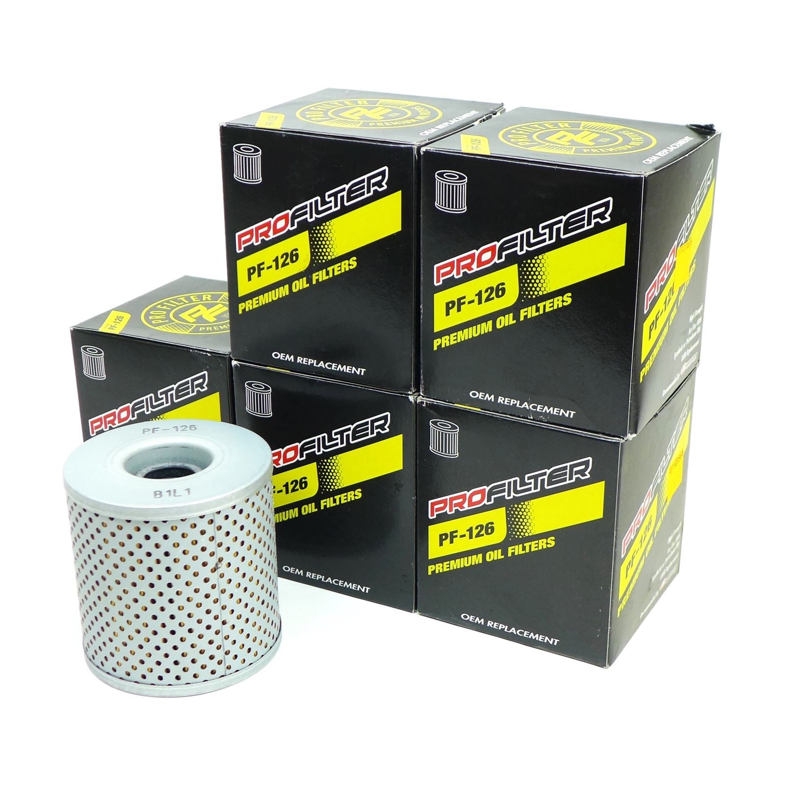 Pro Filter Replacement Oil Filter for Kawasaki KZ/ZN PACK OF 5 PF-126_1535550