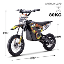 MotoTec USA 36v 1000w (HP112E) Electric Dirt Bike - Orange [MPN: Dirt-Bike-36v-1000w-HP112E_Orange]_1768433