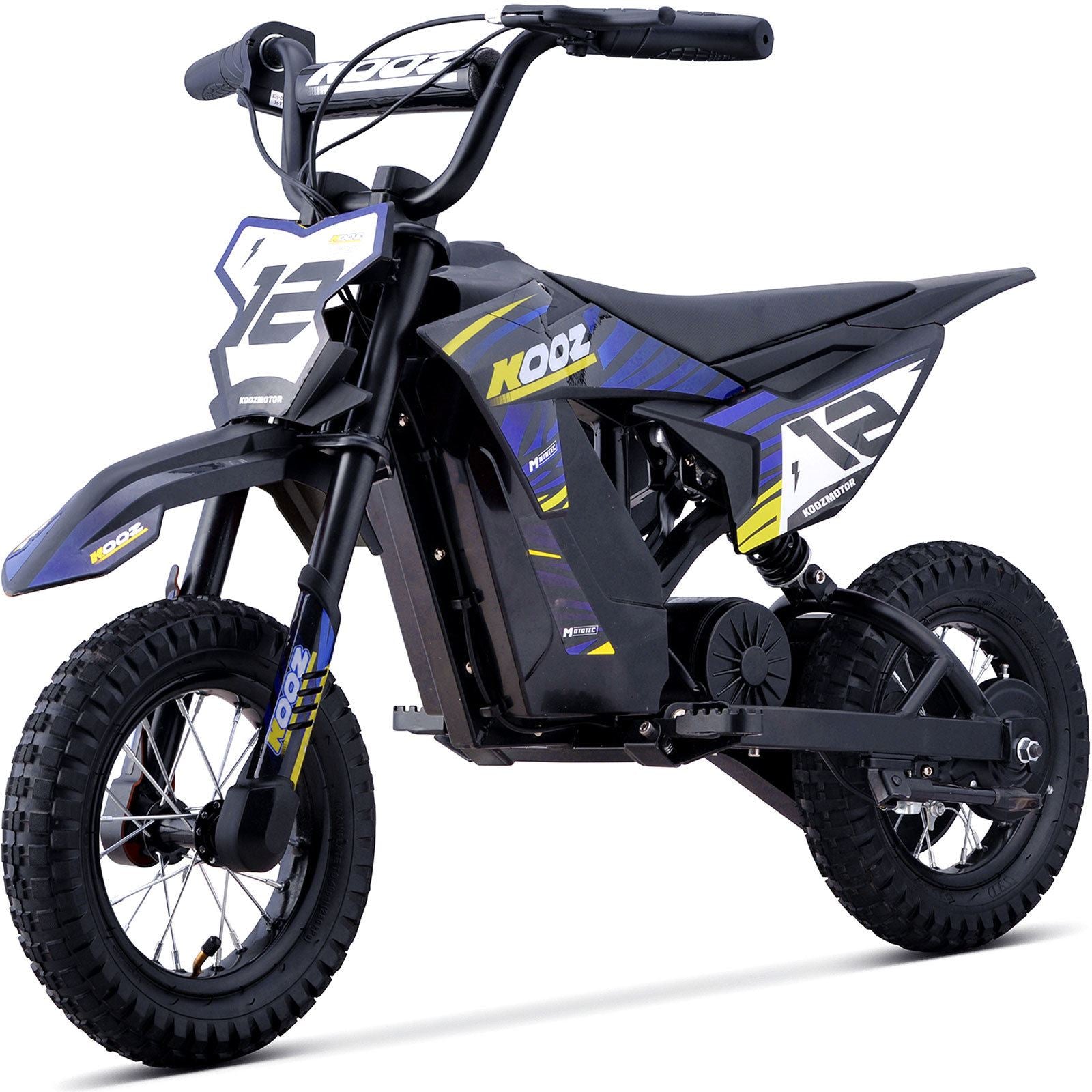 MotoTec USA 36v 300w (HP122E) Electric Dirt Bike - Blue [MPN: Dirt-Bike-36v-300w-HP122E_Blue]_1540550