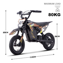 MotoTec USA 36v 300w (HP122E) Electric Dirt Bike - Orange [MPN: Dirt-Bike-36v-300w-HP122E_Orange]_1540568