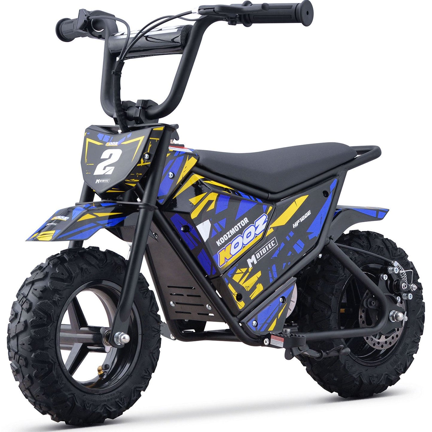 MotoTec USA 24v 250w Electric Powered Mini Bike - Blue MiniBike-24v-250w-HP120E_Blue_1541627