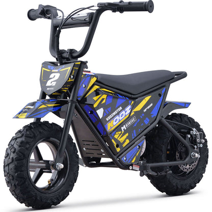 MotoTec USA 24v 250w Electric Powered Mini Bike - Blue MiniBike-24v-250w-HP120E_Blue_1541627