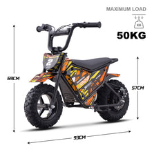 MotoTec USA 24v 250w Electric Powered Mini Bike - Orange MiniBike-24v-250w-HP120E_Orange_1541641