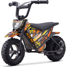 MotoTec USA 24v 250w Electric Powered Mini Bike - Orange MiniBike-24v-250w-HP120E_Orange_1541636