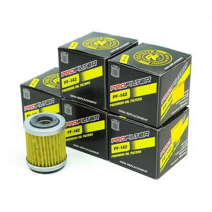 Pro Filter Replacement Oil Filter for Yamaha Big Bear Raptor Kodiak TM PACK OF 5 PF-142_1536315