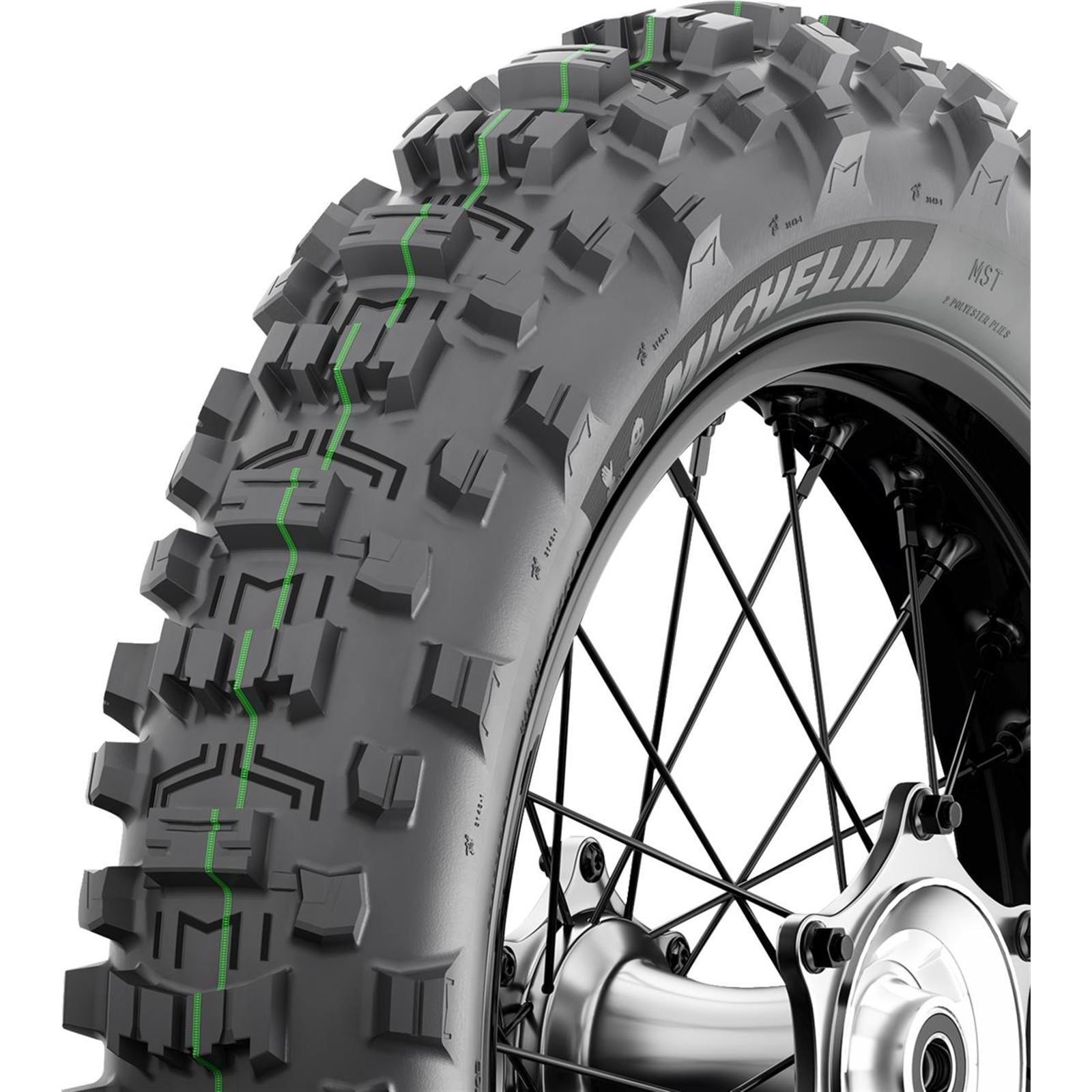 Michelin - Powersports Tire - Enduro Medium 2 - Rear - 140/80-18 - 70M 45050_1540800