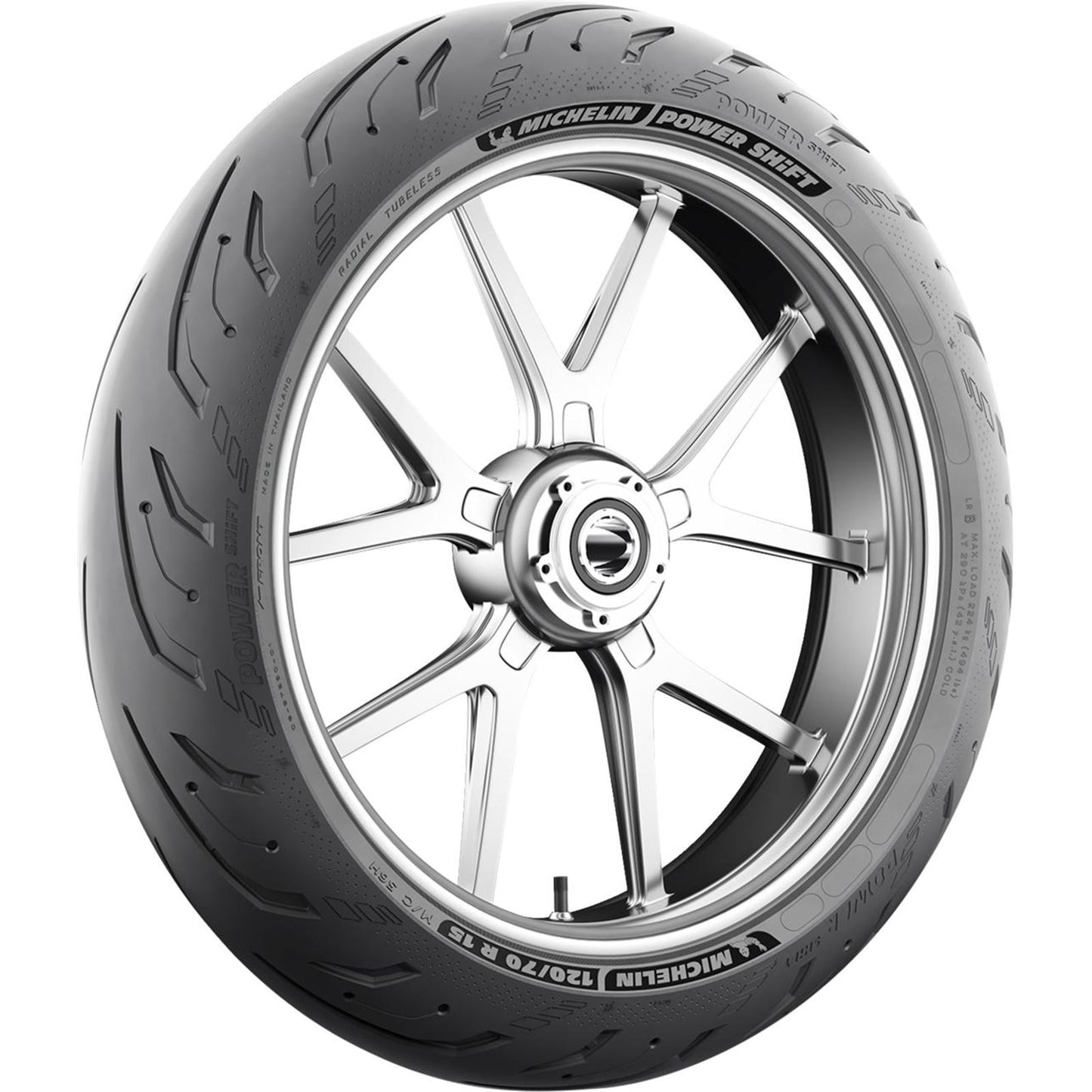 Michelin - Powersports Tire - Power Shift - Front - 120/70R17 - 58H 63557_1540795
