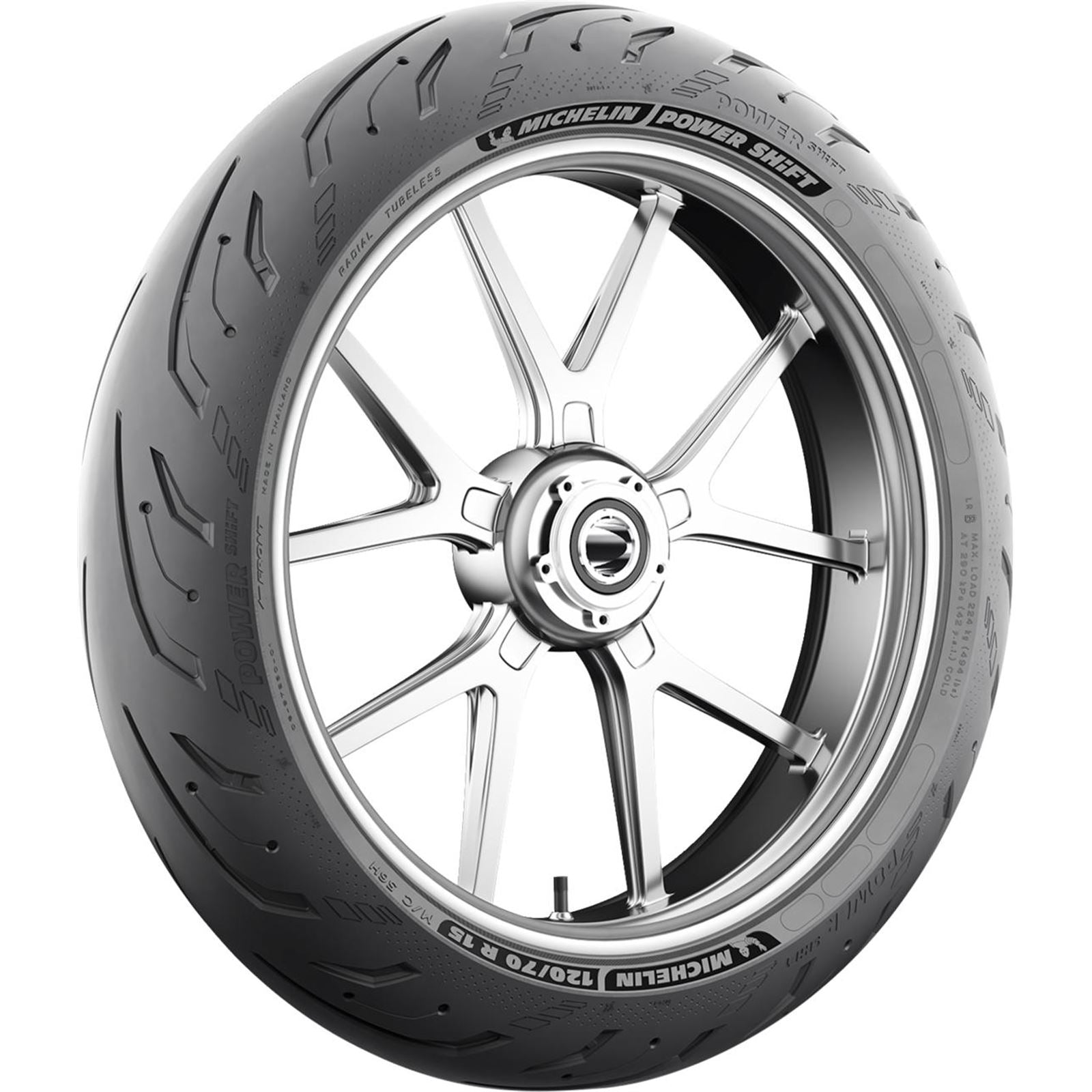 Michelin - Powersports Tire - Power Shift - Front - 120/70R17 - 58H 63557_1540795