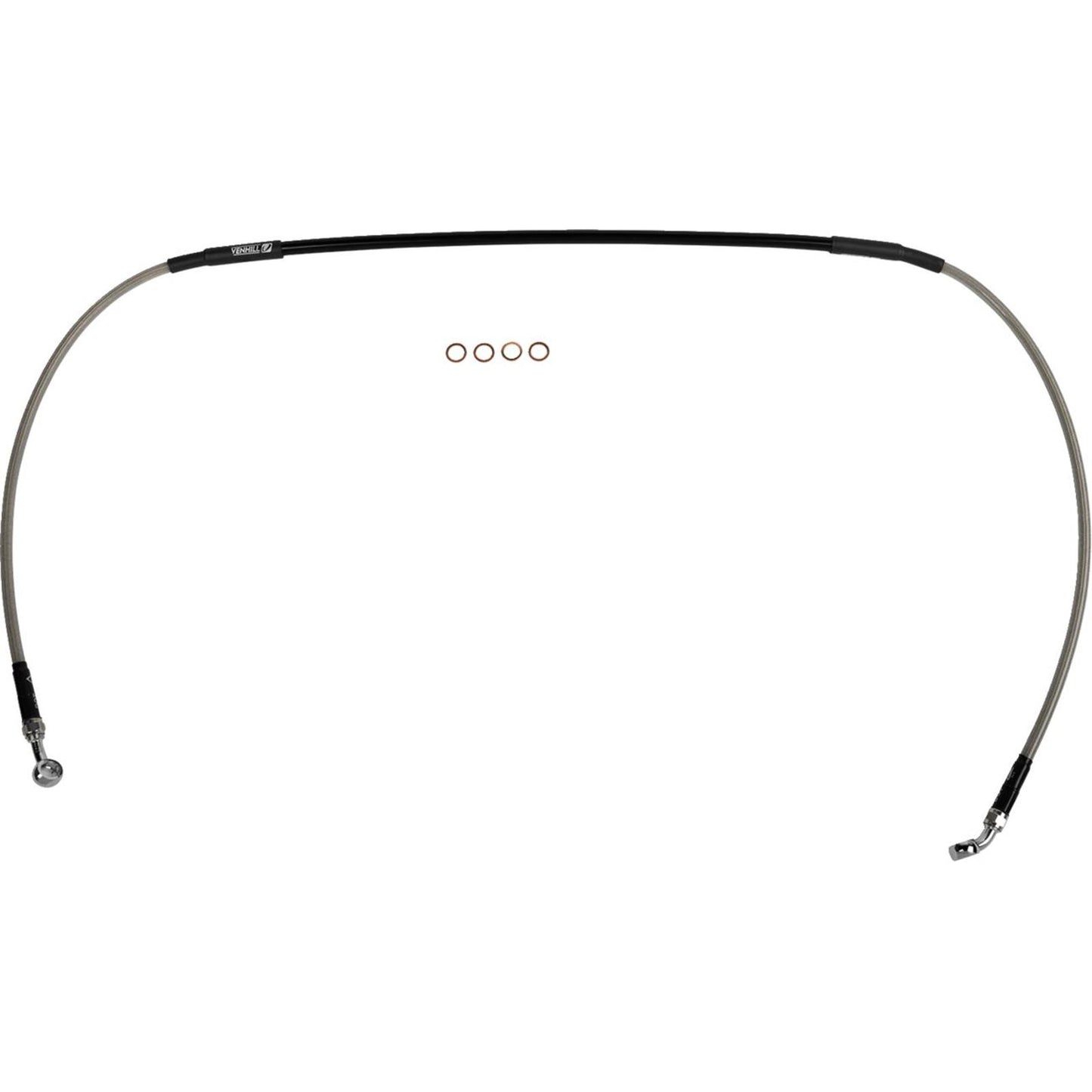 Moose Offroad Stainless Steel Braided Brake Line for 2024-2025 Kawasaki KX 450 X K02-1-061/P_1545956