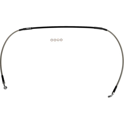 Moose Offroad Stainless Steel Braided Brake Line for 2024-2025 Kawasaki KX 450 X K02-1-061/P_1545956